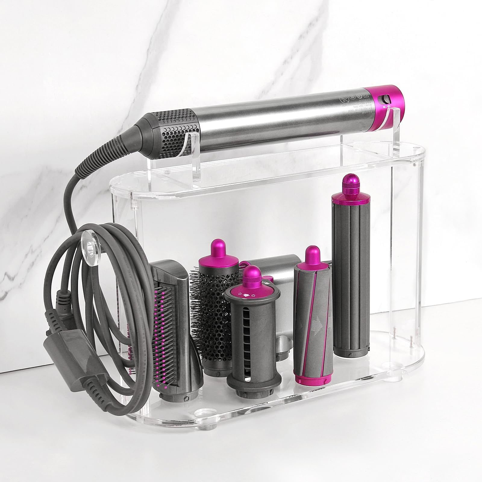Affogato Acrylic Storage Holder for Dyson Airwrap Styler, 6-Slot Stand