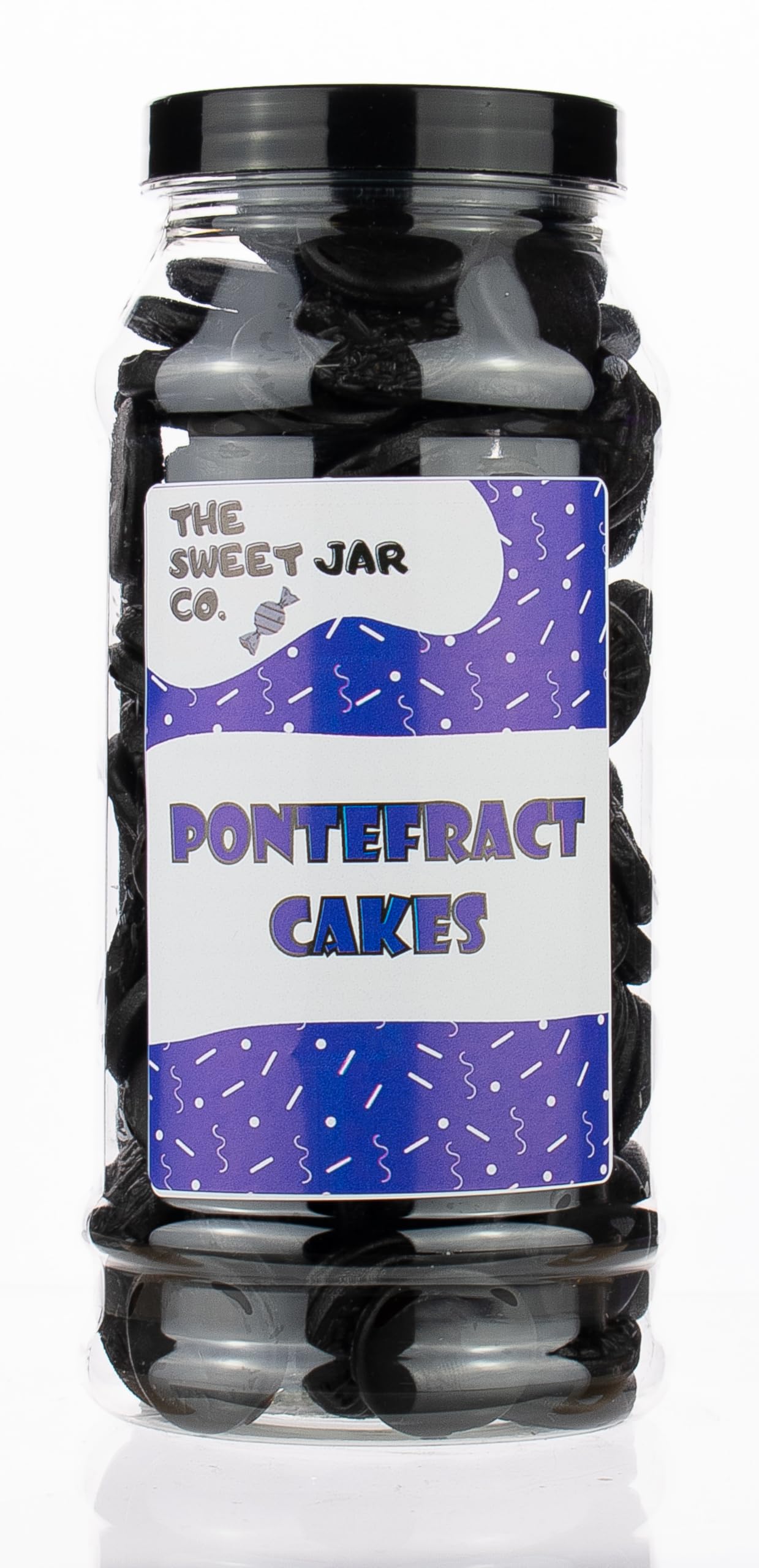 Pontefract Cakes Liquorice Sweets by The Sweet Jar Co. - 605g Jar