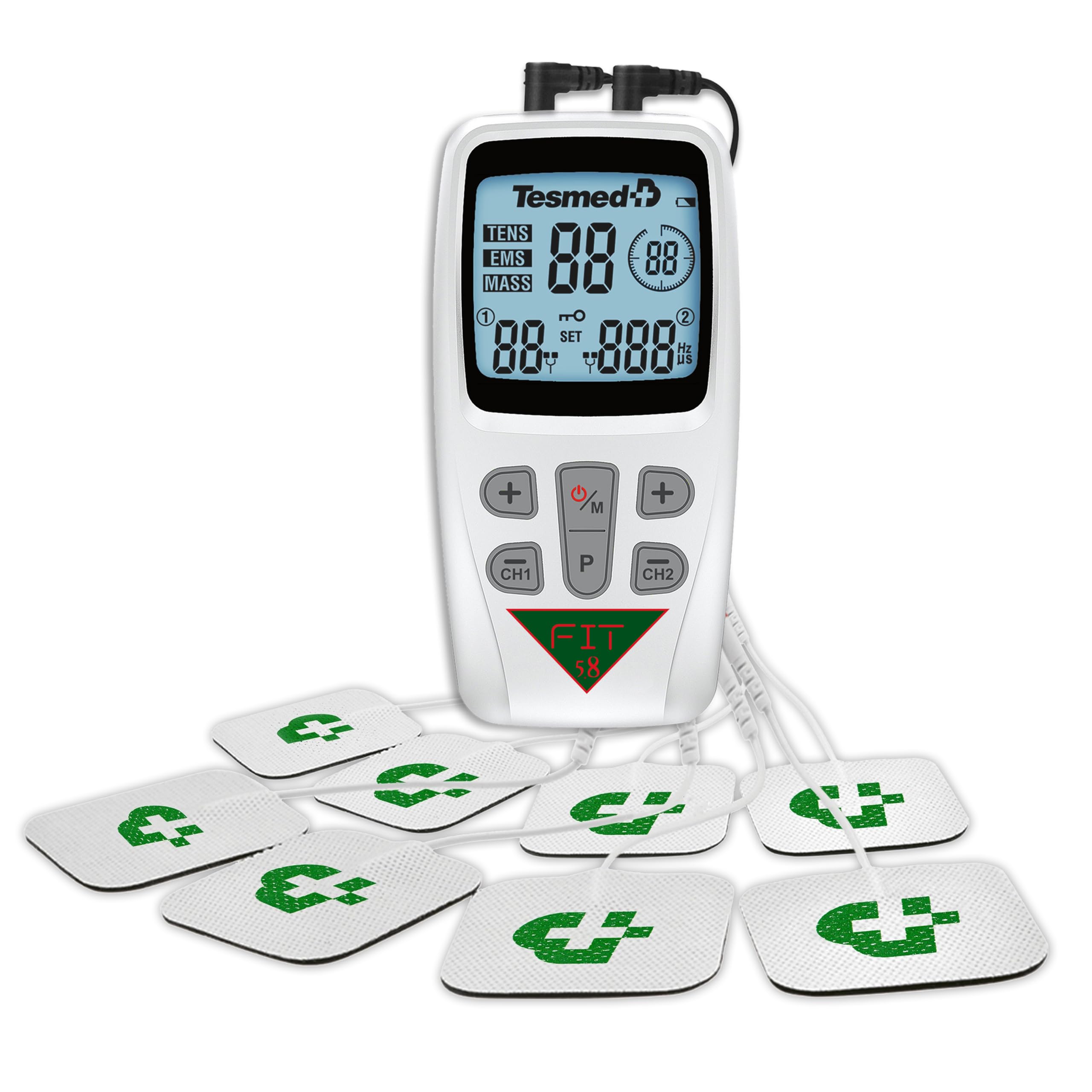 TESMED Fit 3-in-1 Muscle Electrostimulator | EMS, TENS & Massage Device