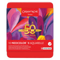 Caran d'Ache Neocolor II Water-Soluble Wax Pastels - Pop Tin of 10