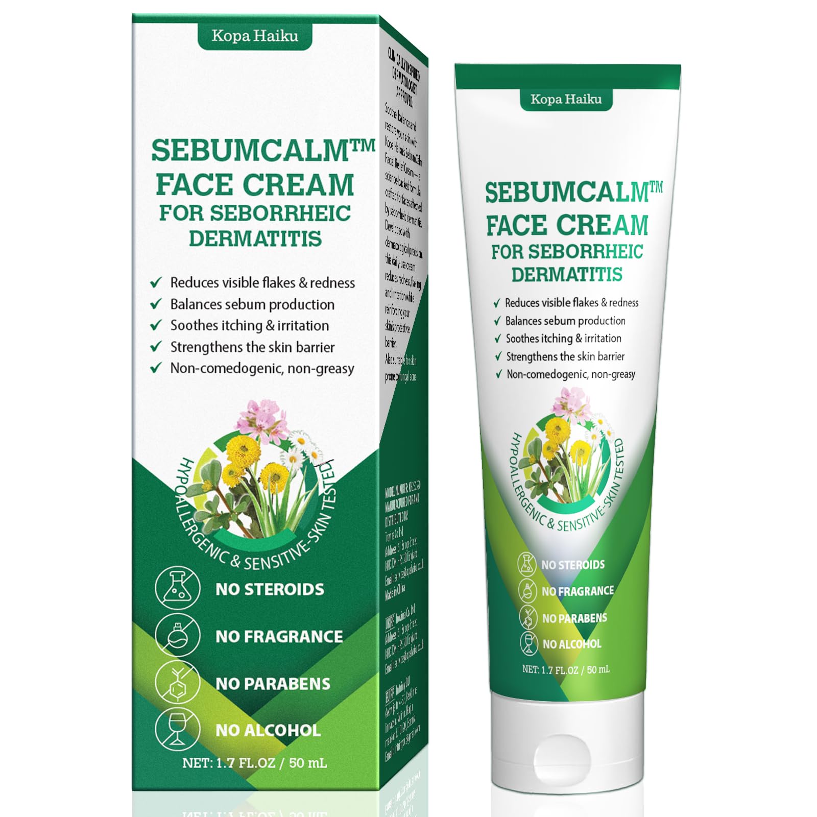 Jolof Store Seborrheic Dermatitis Face Cream | Ceramide & Shea Moisturiser
