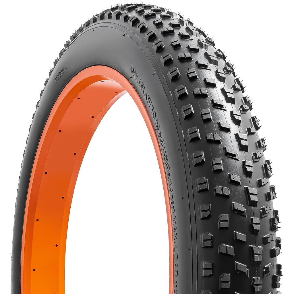 YunSCM 26x4.0 Fat Bike Tire and Heavy Duty Inner Tube Set | Folding