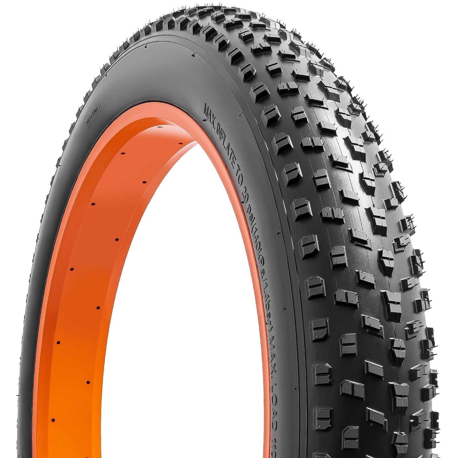 YunSCM 26x4.0 Fat Bike Tire and Heavy Duty Inner Tube Set | Folding