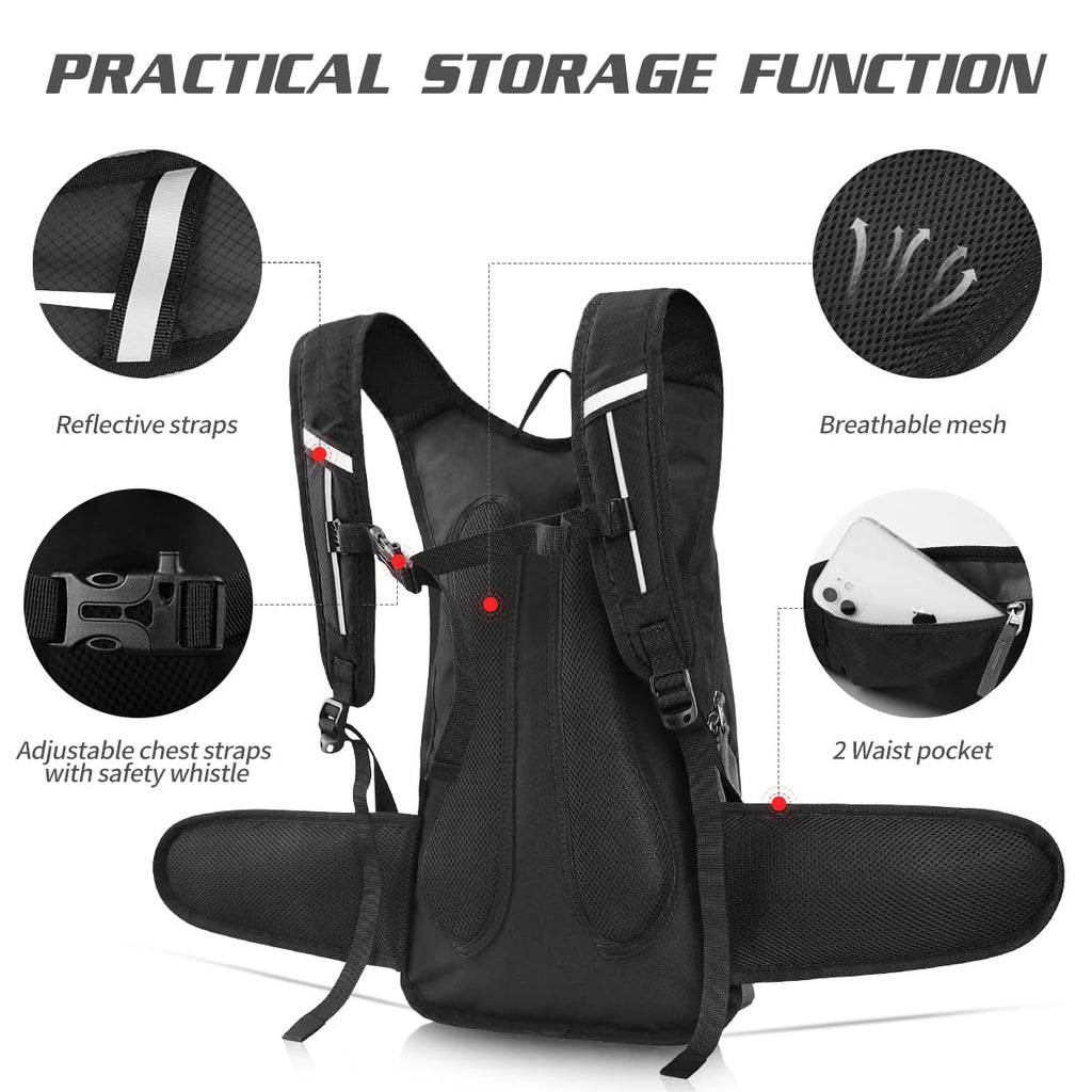 Expansea Hydration Backpack | 3L Water Bladder Insulated Hiking Pack