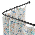 Jolof Store L-Shaped Shower Curtain Rod | Adjustable Stainless Steel