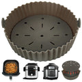 BYKITCHEN 9 Inch Round Silicone Air Fryer Liner for Ninja Foodi MAX