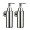 BGL Wall-Mounted Soap Dispenser 2 Pack | 304 Stainless Steel - Chrome
