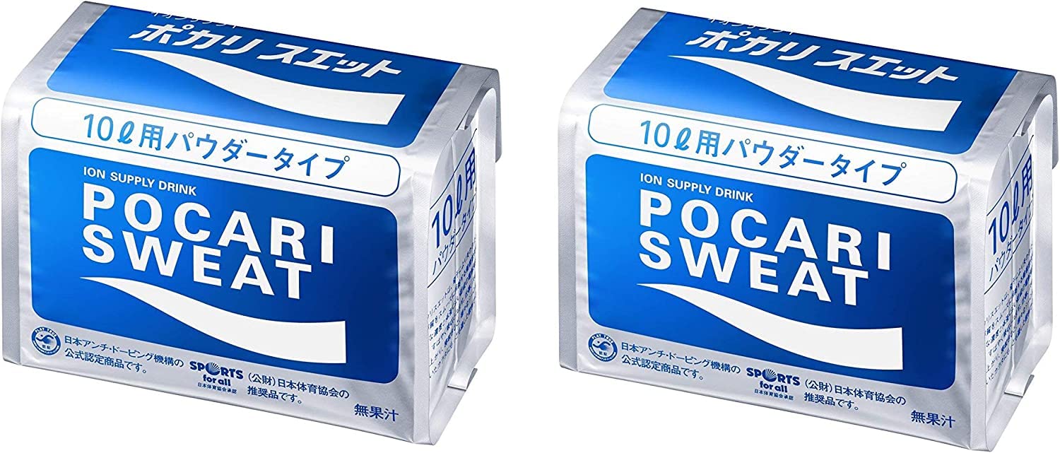 Pocari Sweat Electrolyte Powder - 10L Hydration Drink Mix (2 Pack)