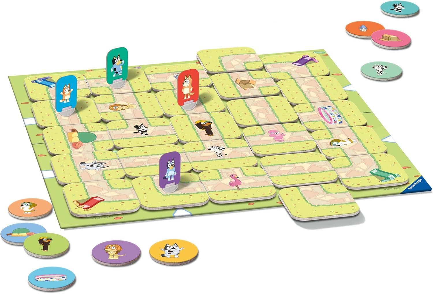 Ravensburger Bluey Labyrinth Junior Family Board Game for Kids
