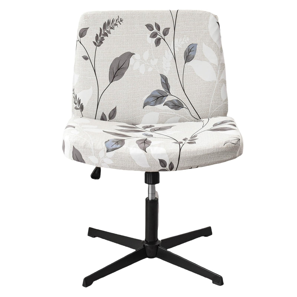 Swivel Chair Slipcover without Armrest Criss Cross Office Chair Cover