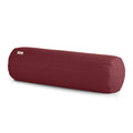 Basaho Organic Cotton Yoga Bolster | Buckwheat Hulls | Tibetan Maroon