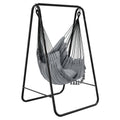 YITAHOME Hammock Chair with Steel Stand – Grey Outdoor Swing Chair
