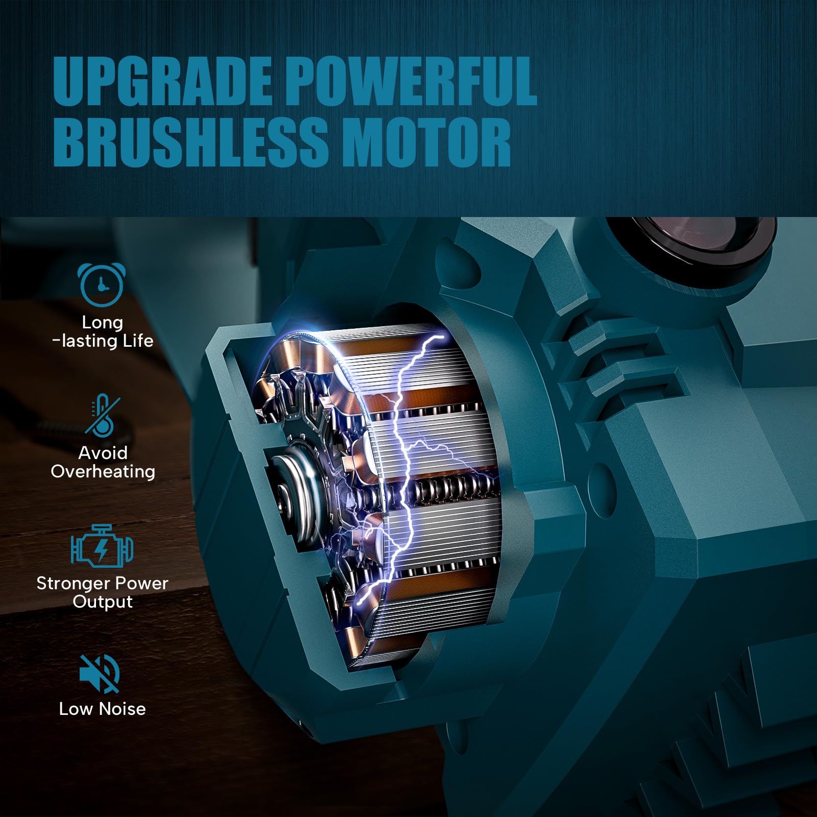 MIRTHBUY Brushless Mini Chainsaw | Cordless 6 & 8 Inch | Makita 18V Compatible