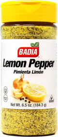 Badia Lemon Pepper Seasoning – Citrus Spice Blend, 184.3g (3 Pack)