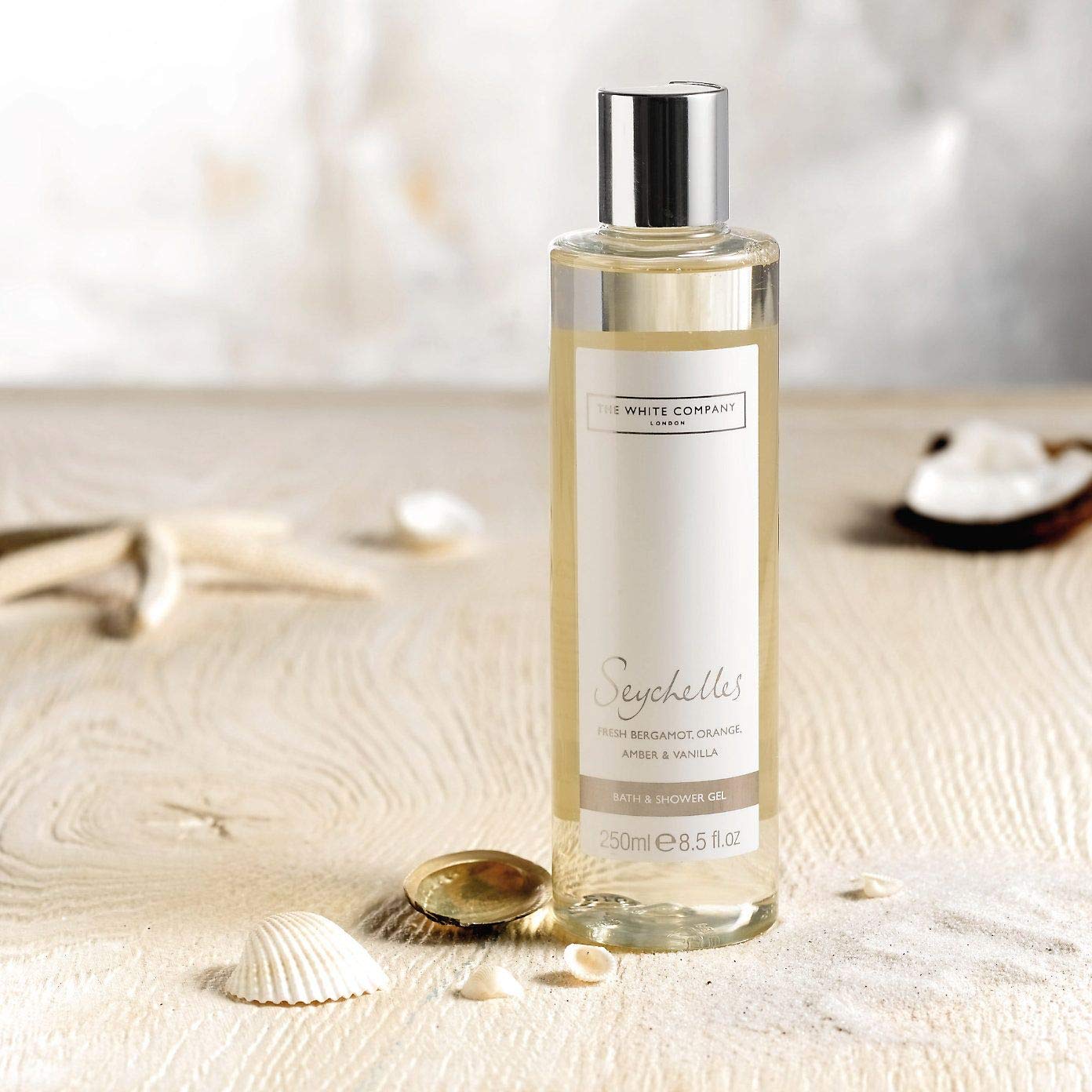 The White Company Seychelles Bath & Shower Gel - Luxury Body Wash 250ml