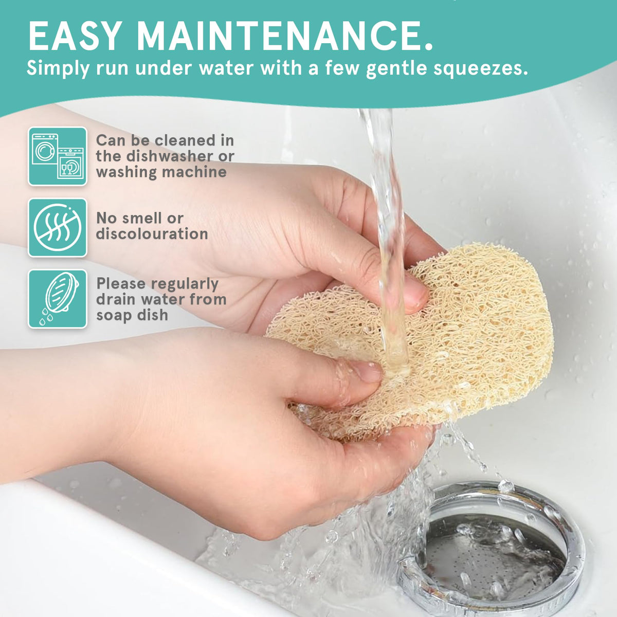 Soap Saver by Smith’s® | Extend Your Soap’s Life | 14 cm L x 8 cm W x 1.2 cm H | Biege / 4 Pack | 50% Thicker | Enhanced Design