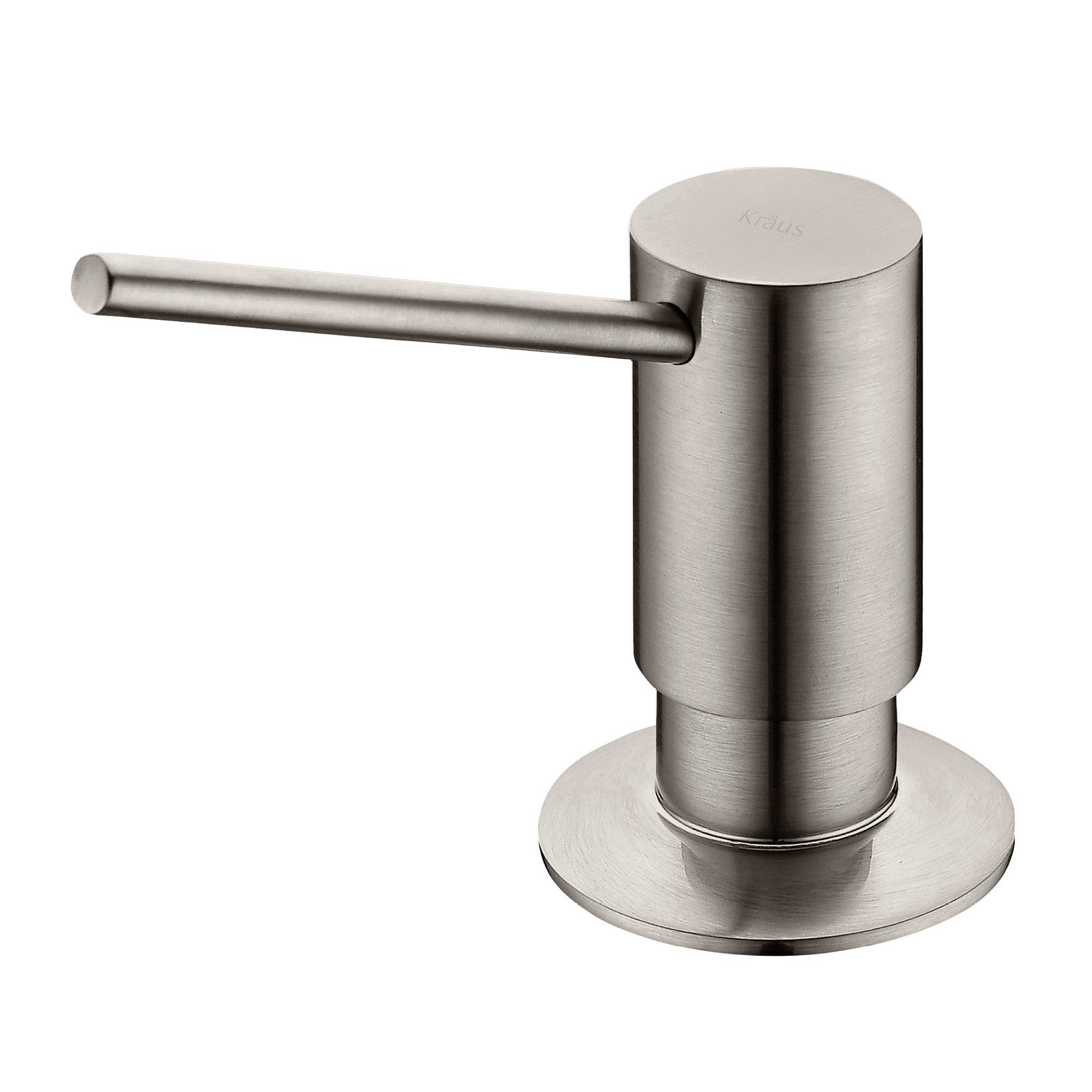 Kraus Stainless Steel Kitchen Soap Dispenser - Refillable Brass Pump