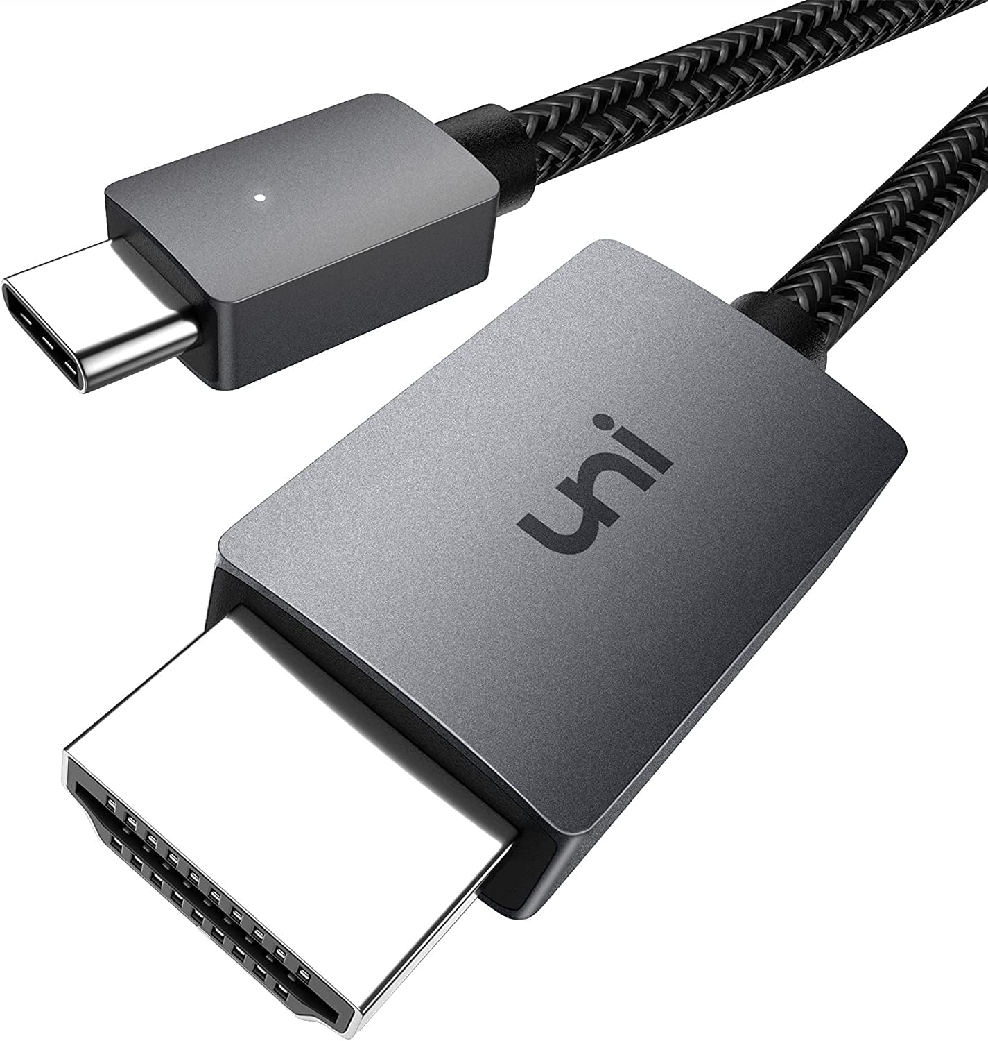 uni USB C to HDMI Cable 4K 3M – Thunderbolt 3/4 Compatible for MacBook