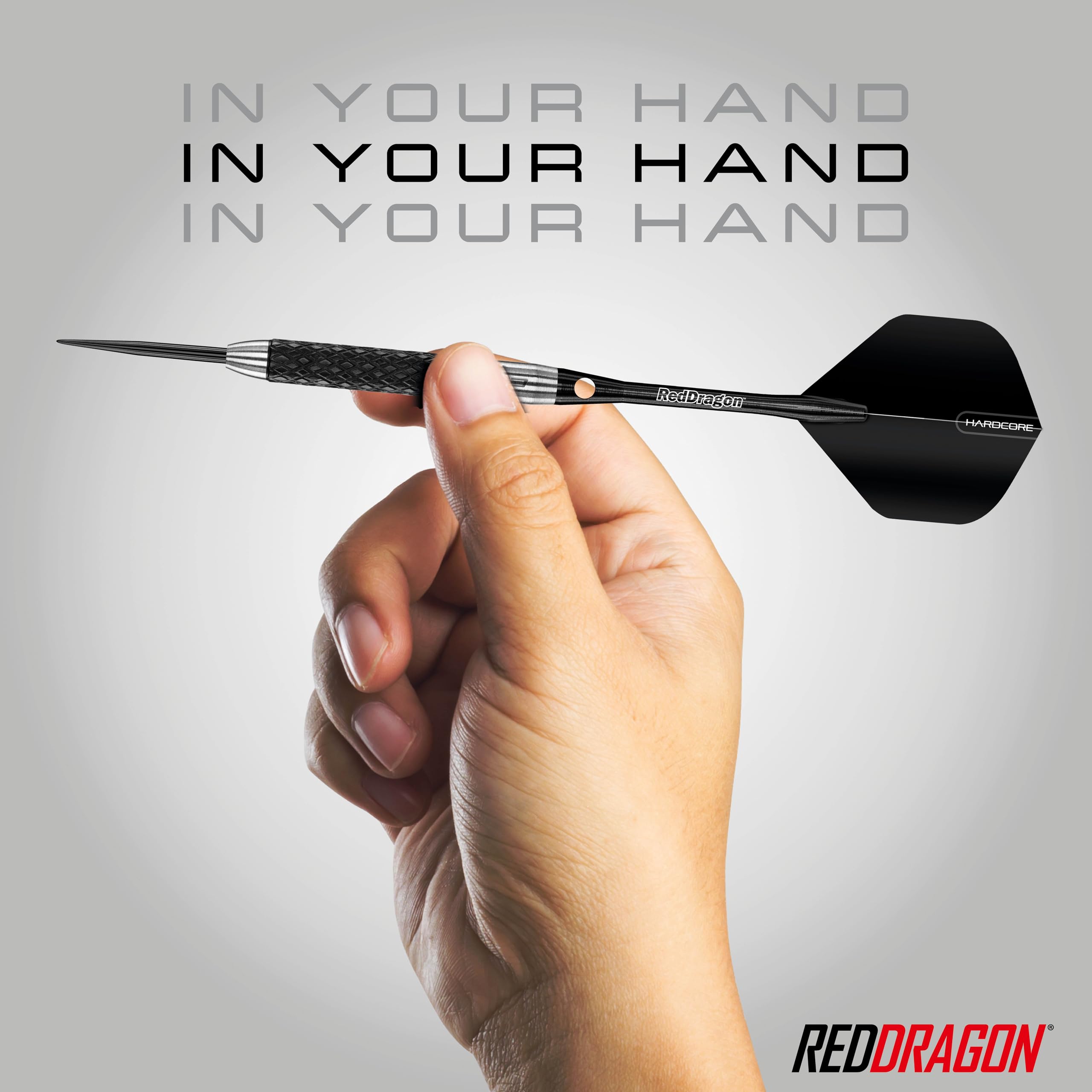 Red Dragon Rat 1 Tungsten Darts Set - 30g Steel Tip with Knurl Grip