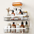 Orimade Adhesive Shower Caddy - 3 Pack Stainless Steel Wall Mounted Rack