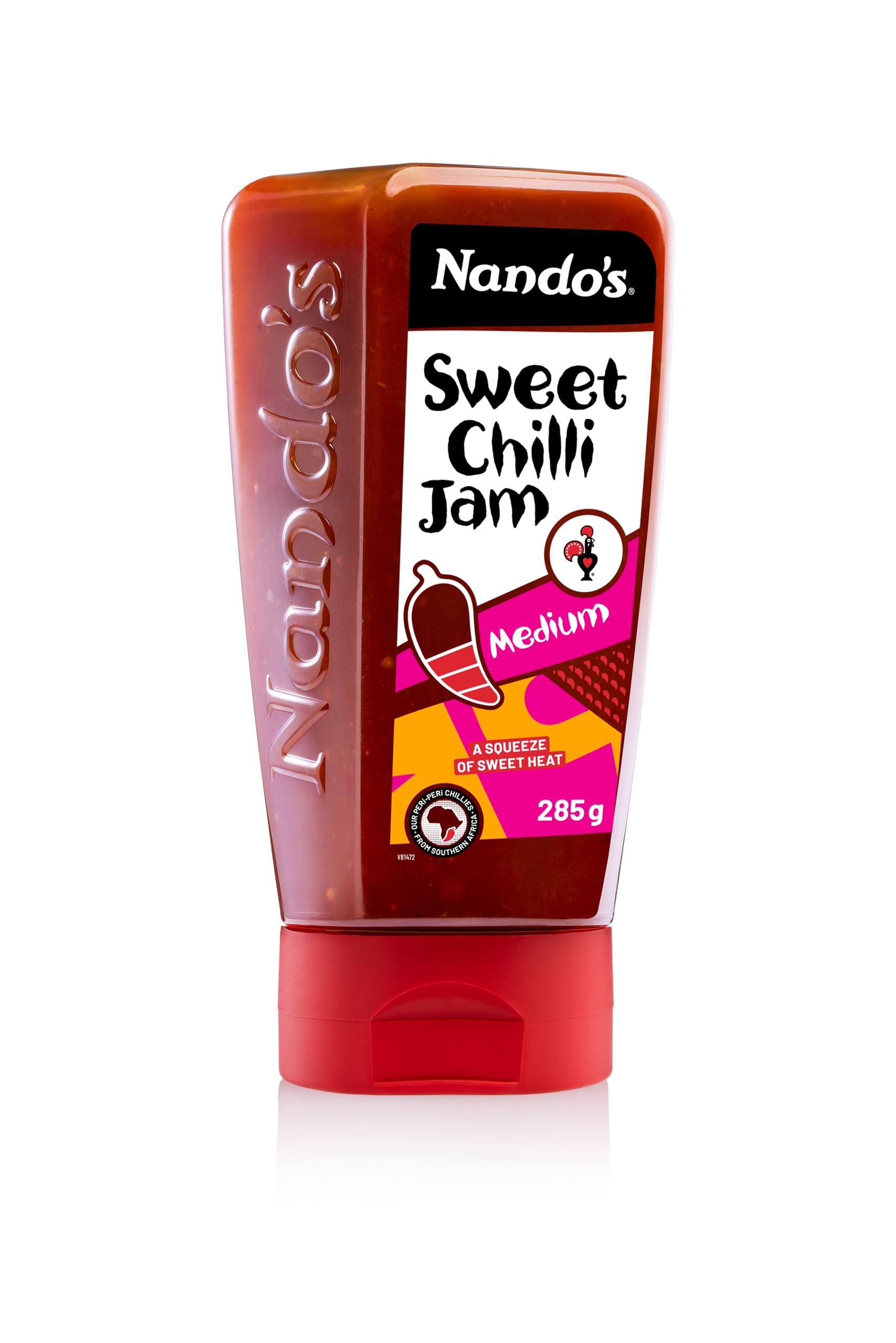 Nando's Sweet Chilli Jam – Spicy Peri-Peri Dipping Sauce, 285g (6 Pack)