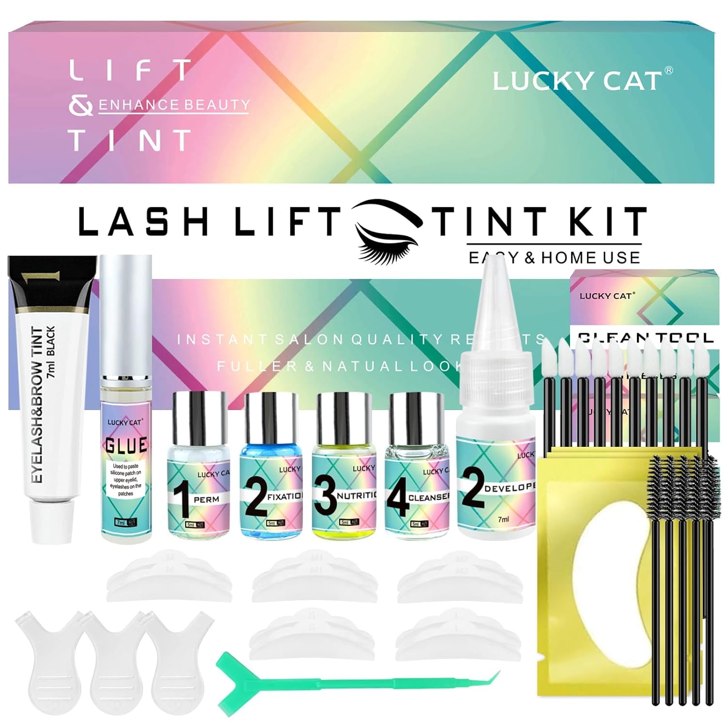 4-in-1 Lash Lift and Black Kit | Professional Brow Lamination