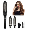 OKWRAP 3-in-1 Thermal Brush Set | Ceramic Heated Round Brush for Styling