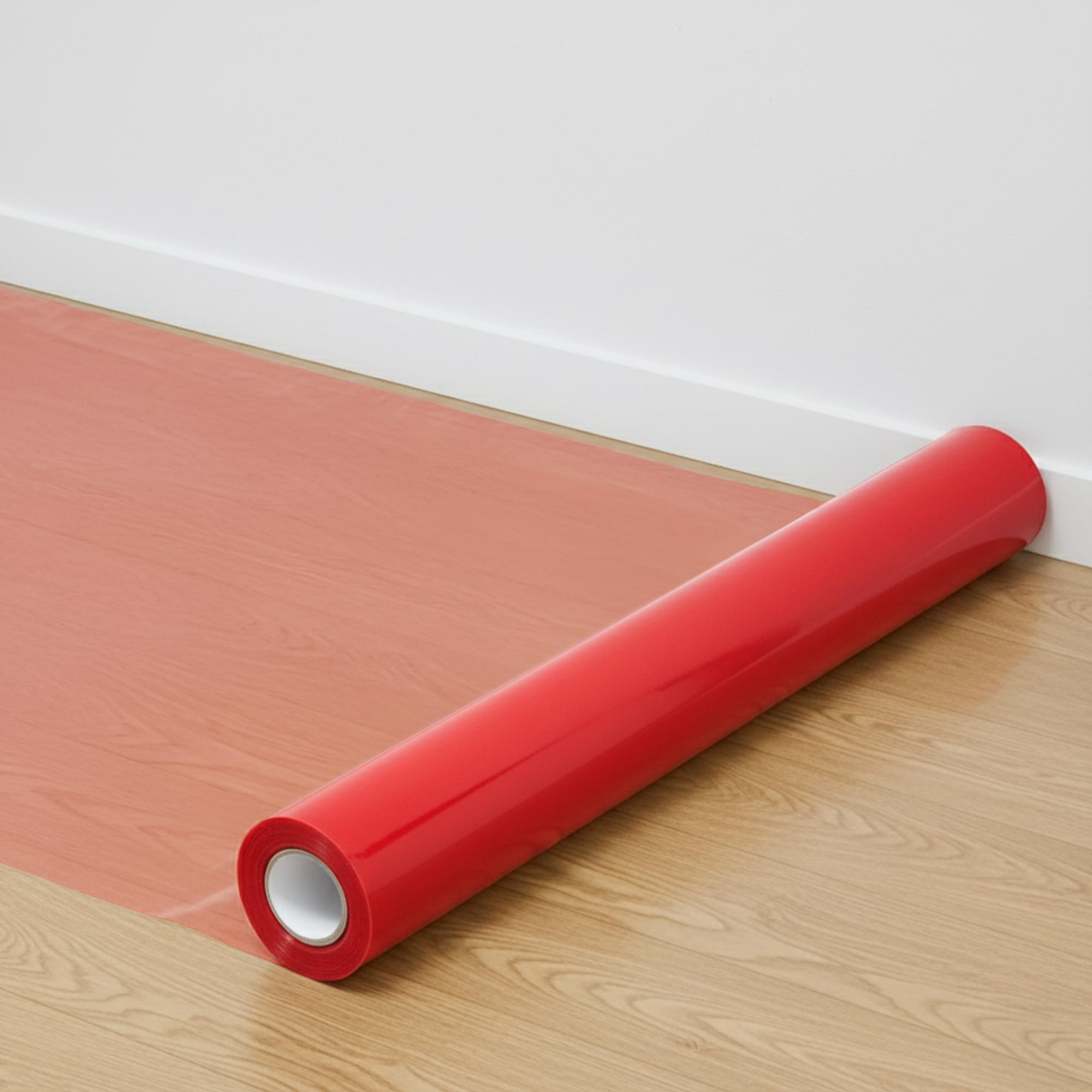Winsome Clear Floor Protector Roll – Non-Slip Sticky Back Film (25M)