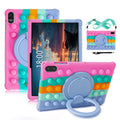 ATOOZ Honor Pad X8a Kids Case - Silicone Cover with 360 Rotating Stand