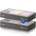Boic 2 Pack 90L Underbed Storage Bags, Under Bed Storage Box With Lid, Clothes Storage Bag Foldable