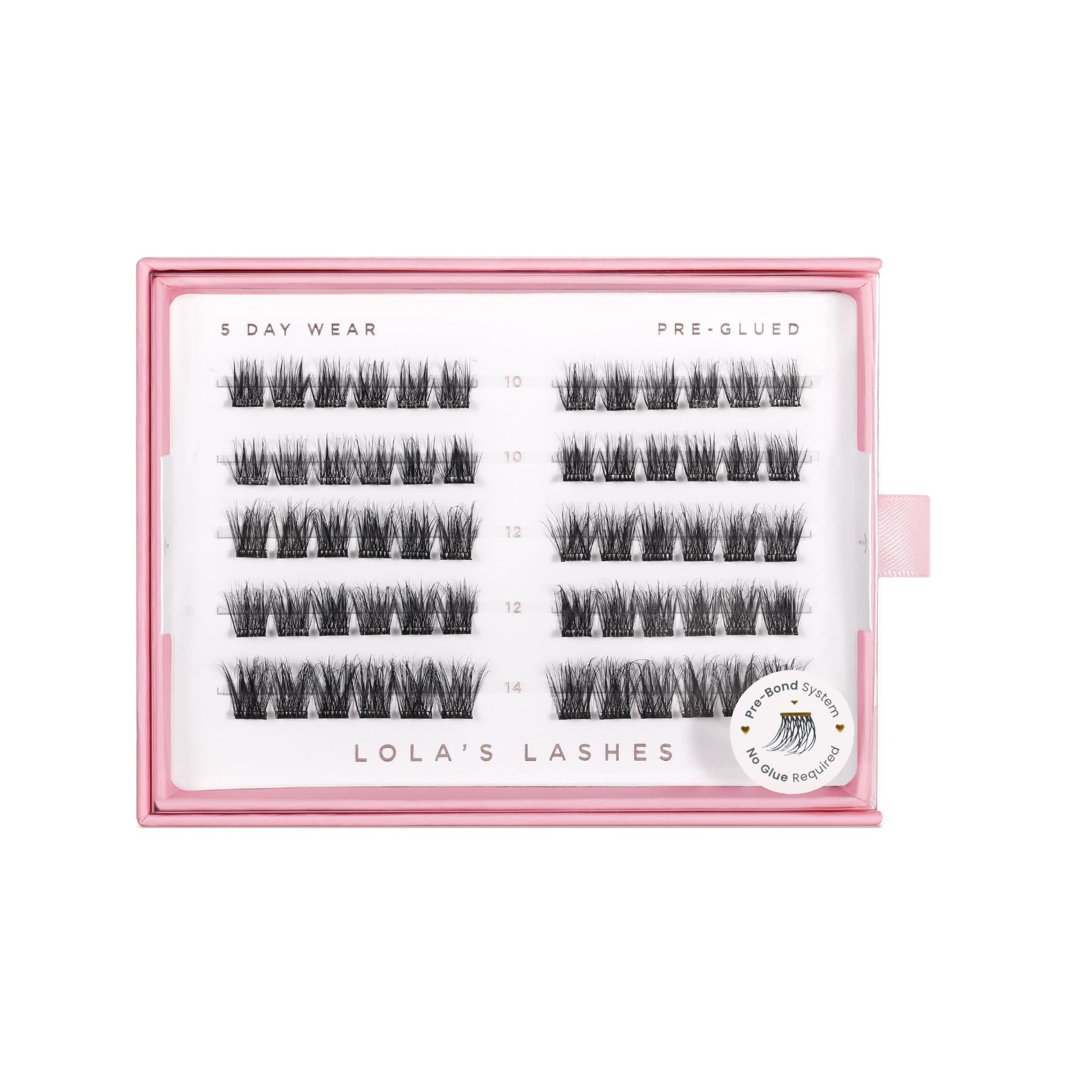 Lola's Lashes Soft Wisp Pre-Glued Eyelashes Refill Pack | 5-10 Day Wear