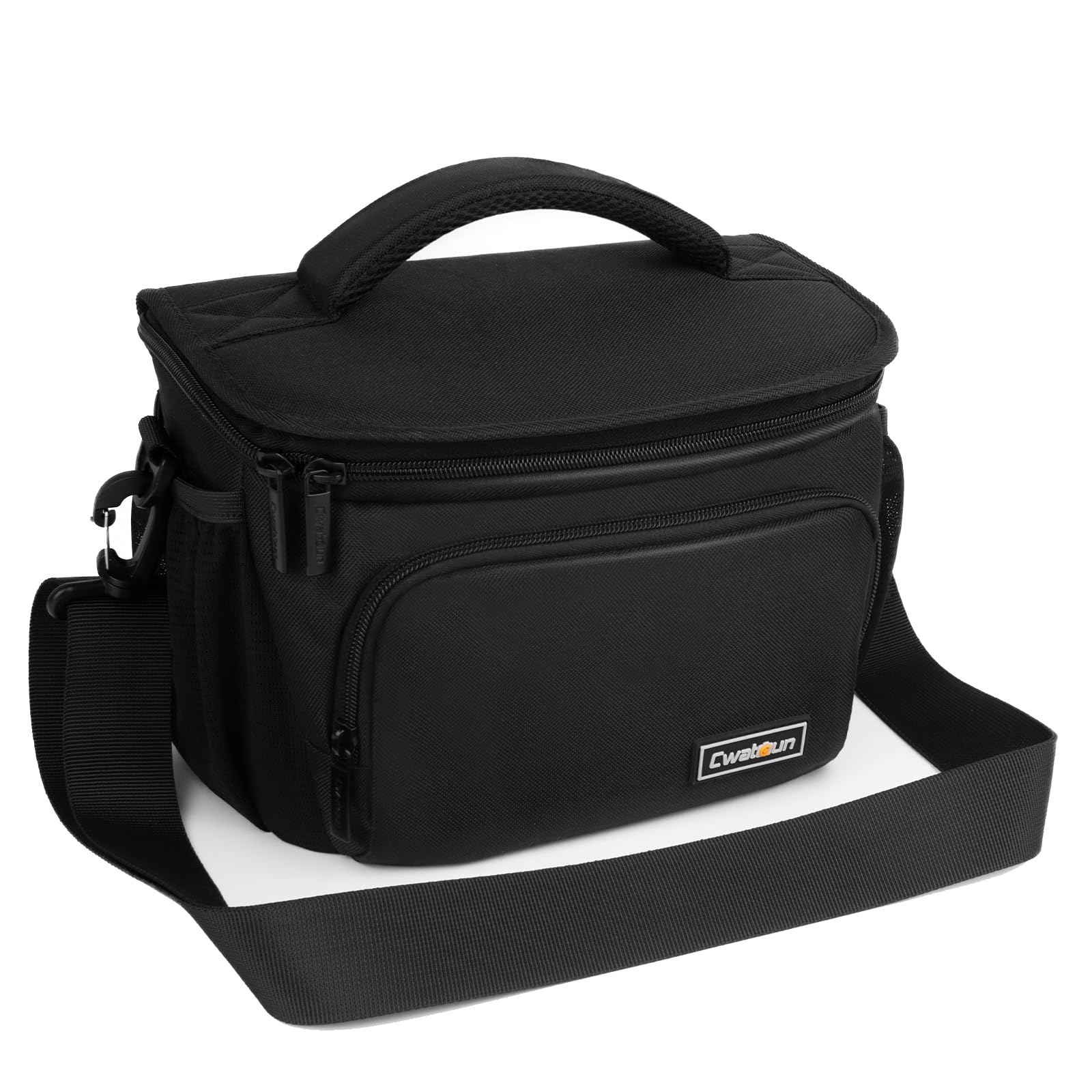 Cwatcun Compact Camera Bag – Water Resistant Crossbody Case for DSLR
