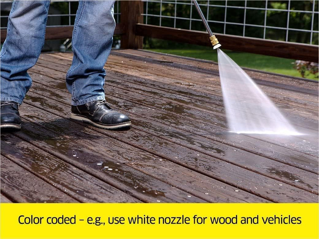 Karcher 5-Piece Pressure Washer Spray Nozzle Kit - 4000 PSI Quick Connect