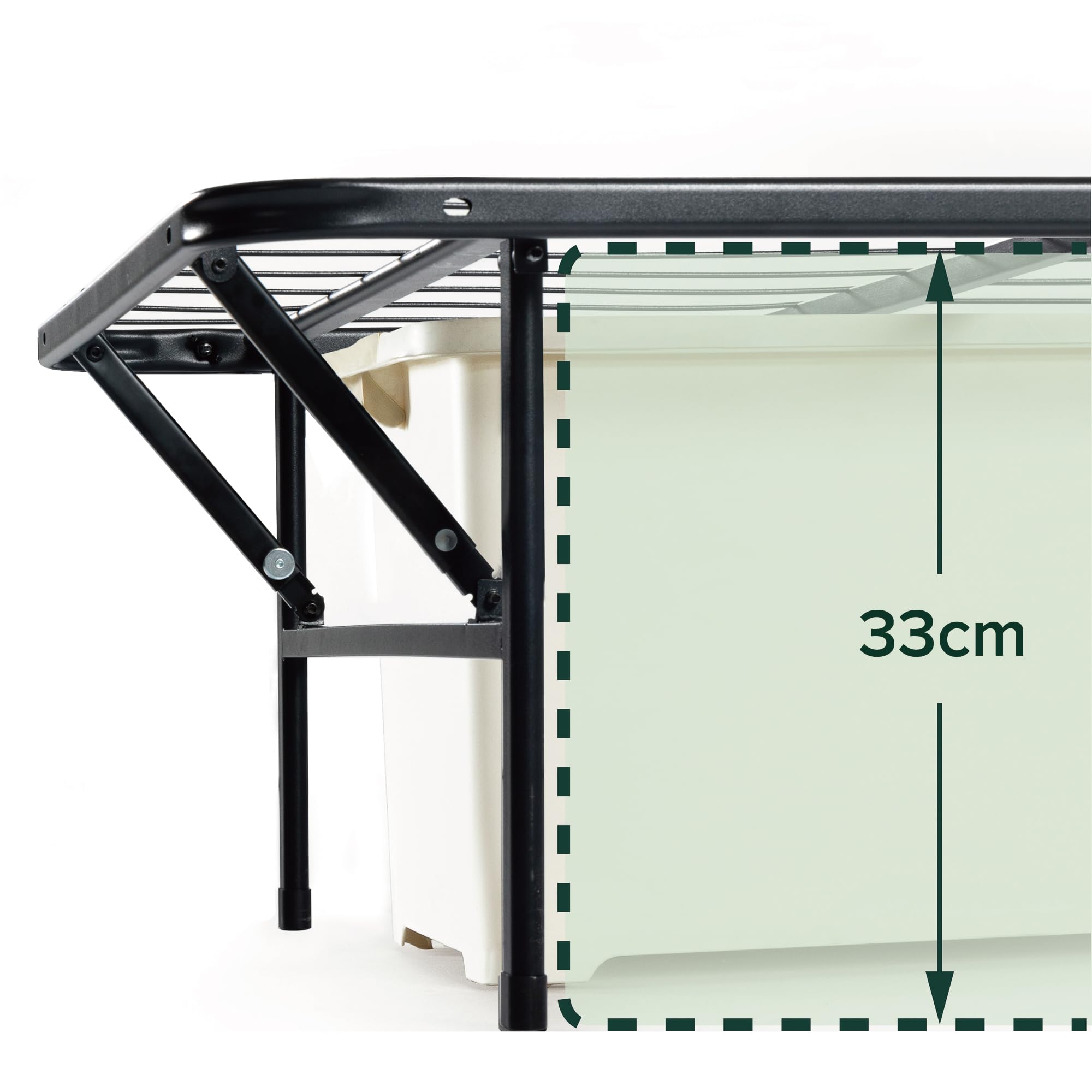 Zinus SmartBase Single Metal Bed Frame – Foldable Platform Bed