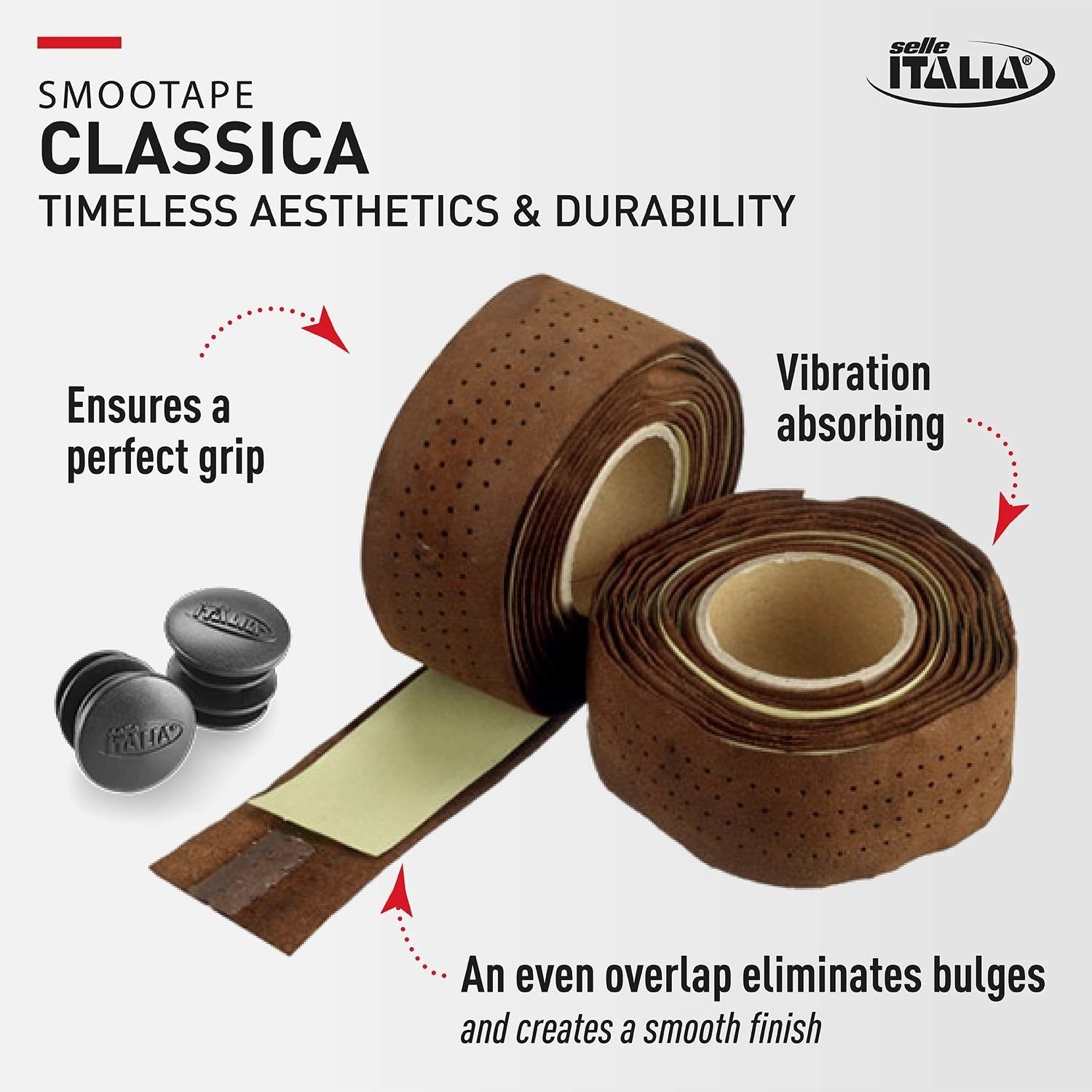 Selle Italia Classica Smooth Handlebar Tape – Brown Leather Bike Grip