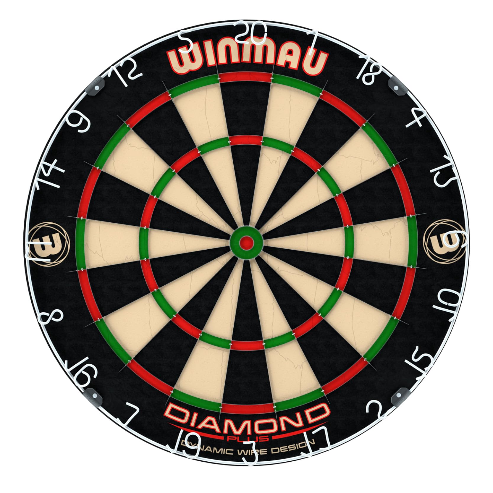 Winmau Diamond Plus Professional Bristle Dartboard and Surround Set