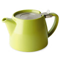 Forlife Ceramic Stackable Teapot with Infuser – Lime Green, 18oz