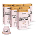 Grind Decaf House Coffee Pods – 60 Biodegradable Nespresso Capsules