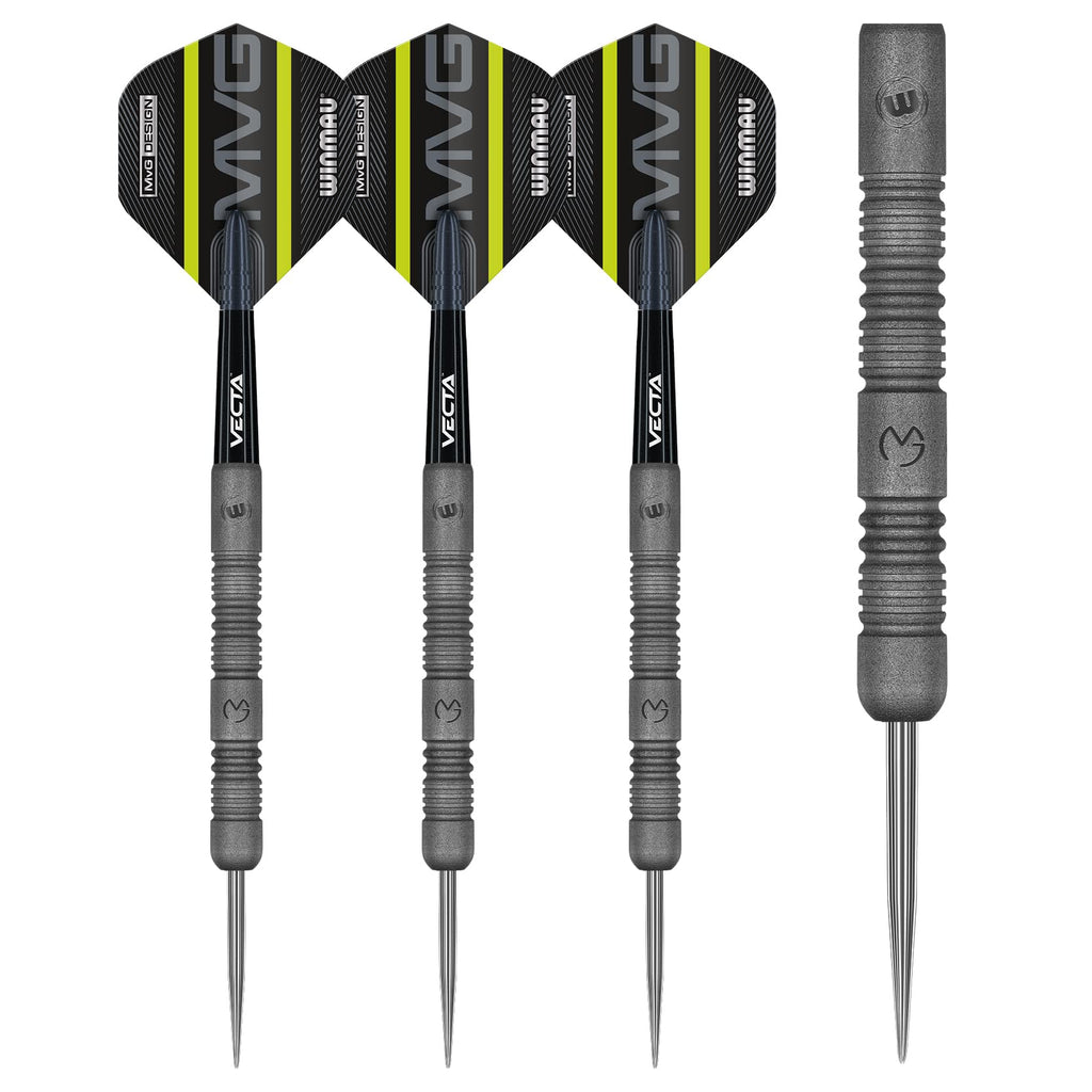 Winmau MvG Exact Steeltip Darts – 90% Tungsten Professional Set