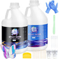 Ghguole 4.5L Crystal Clear Epoxy Resin Kit | DIY Art & Table Top Casting
