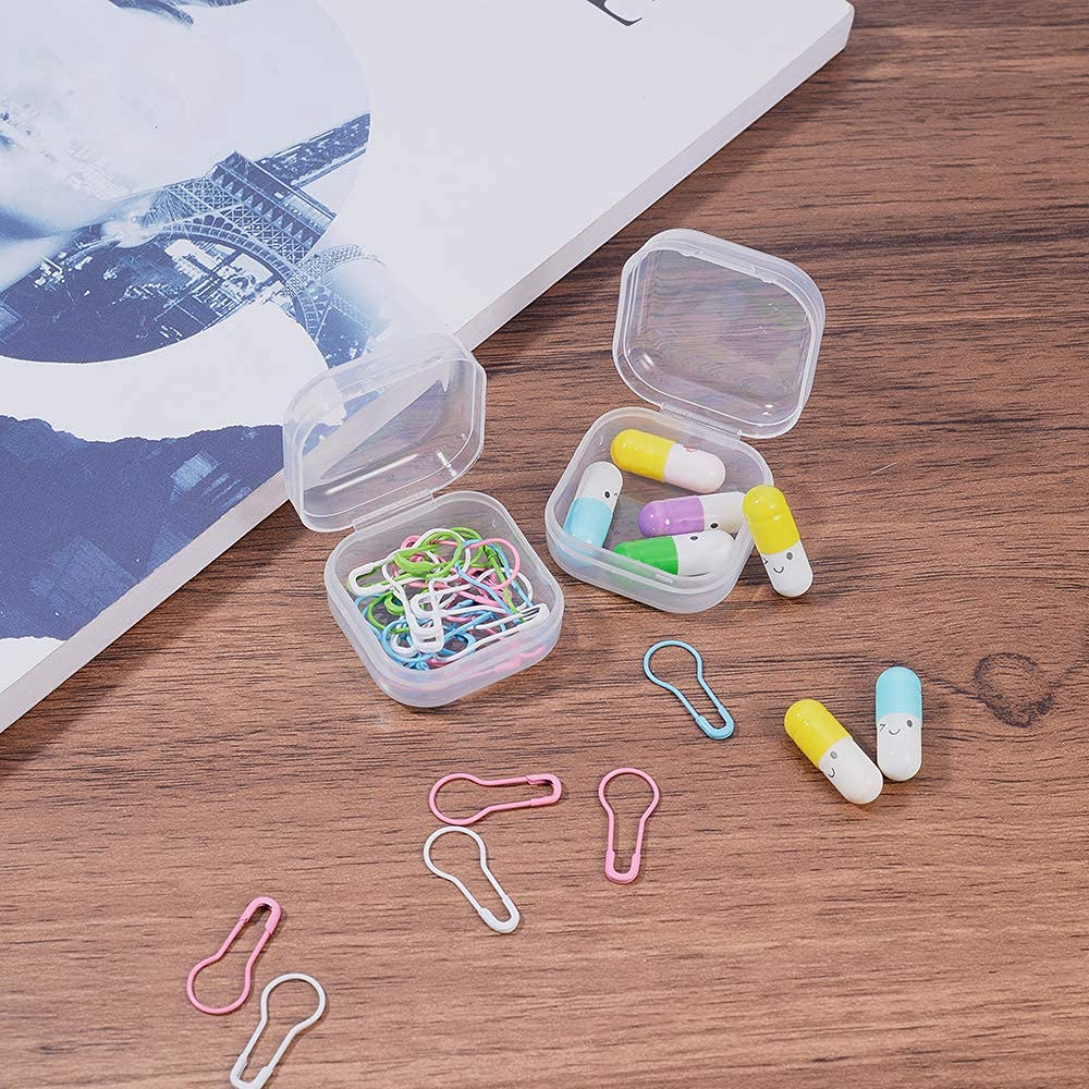 WYAN 20 Pack Square Clear Plastic Storage Containers Box with lids - image 3