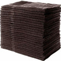 Simpli-Magic 100% Cotton Hand Towels - 12 Pack, Brown, 16" x 27"