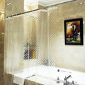Ecooe 3D Rhombus Shower Curtain – Waterproof EVA Mildew Resistant 180x180cm