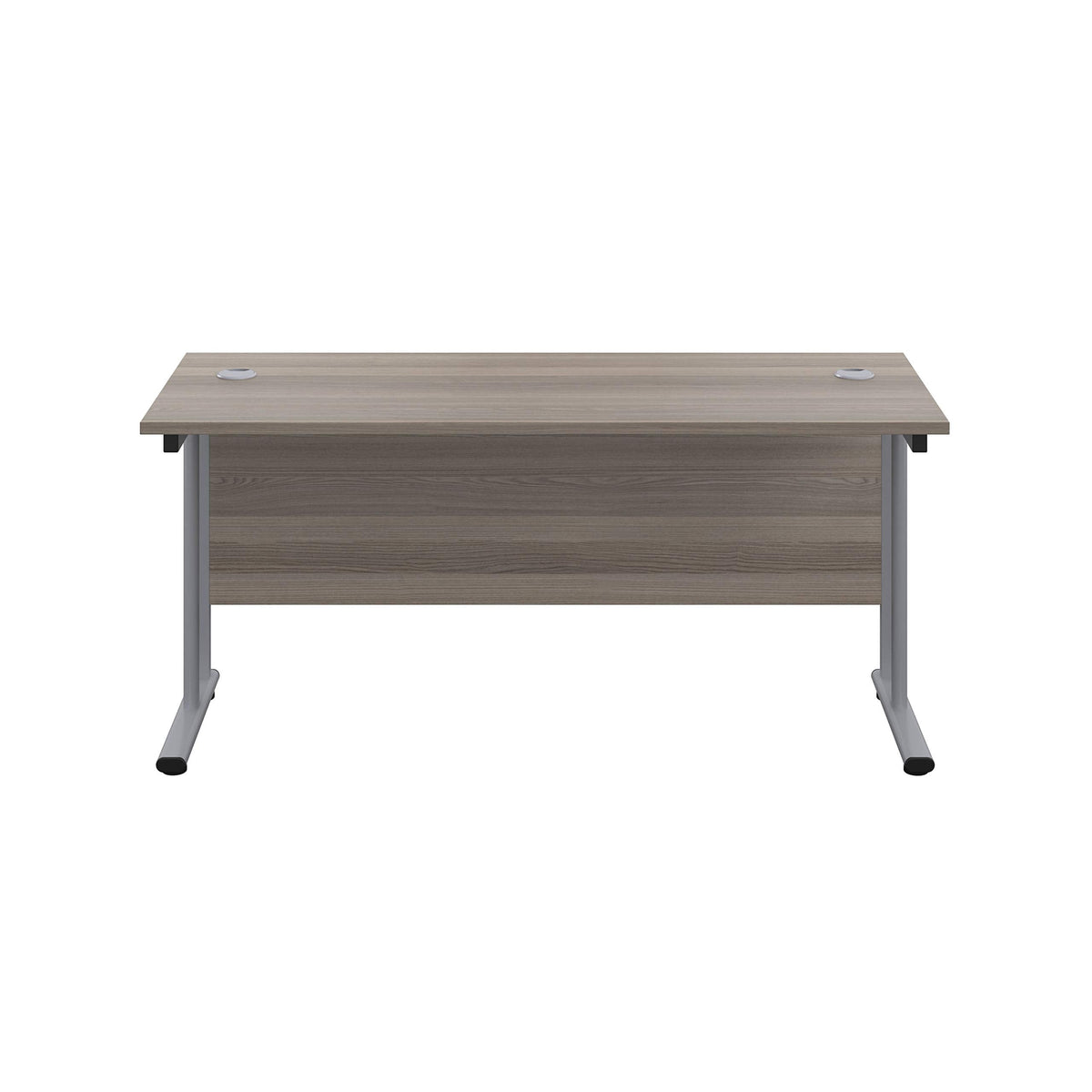 Office Hippo Heavy Duty Rectangular Cantilever Office Desk, Home Office Desk, Office Table, Integrated Cable Ports, PC Desk For Office or Home