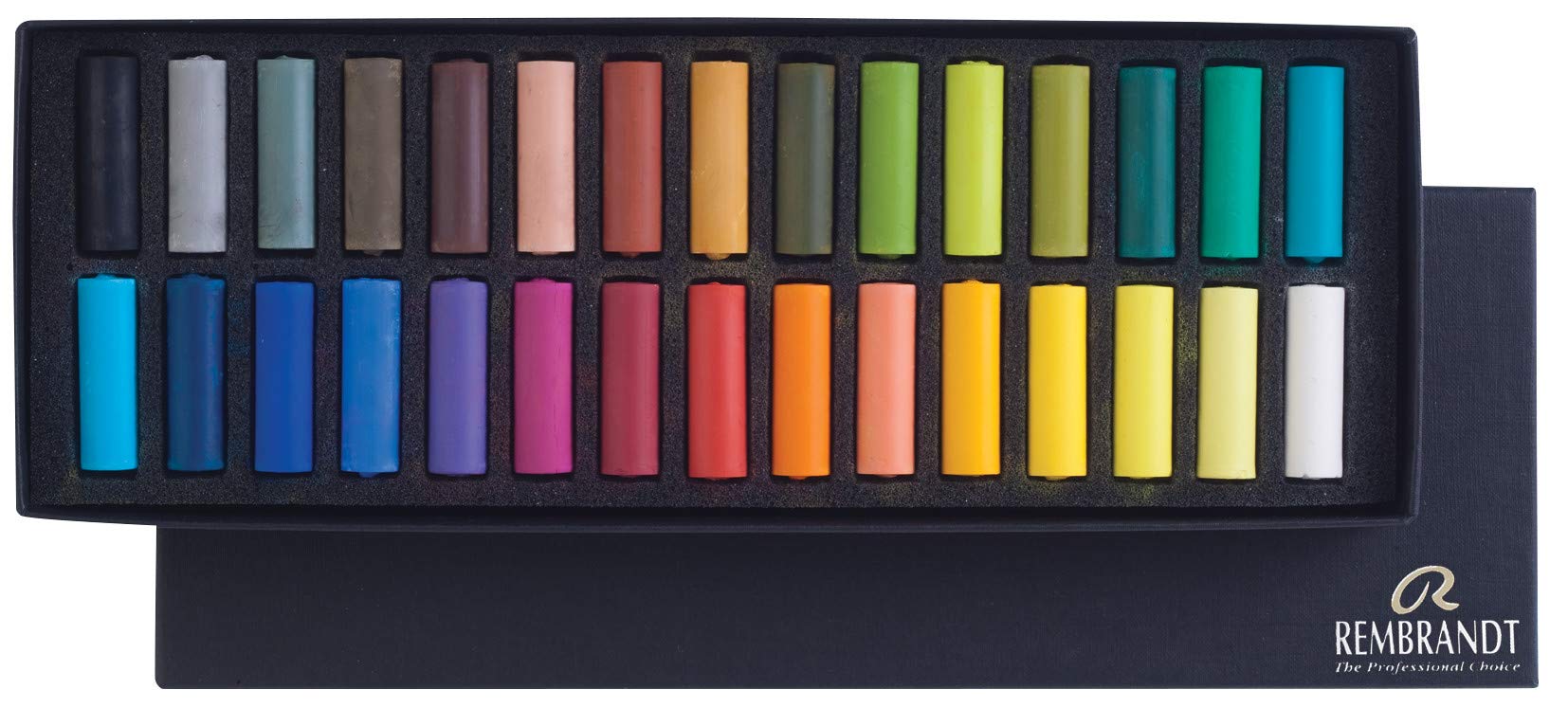 Rembrandt Professional Soft Pastel Set – 30 Half Pastels General Selection