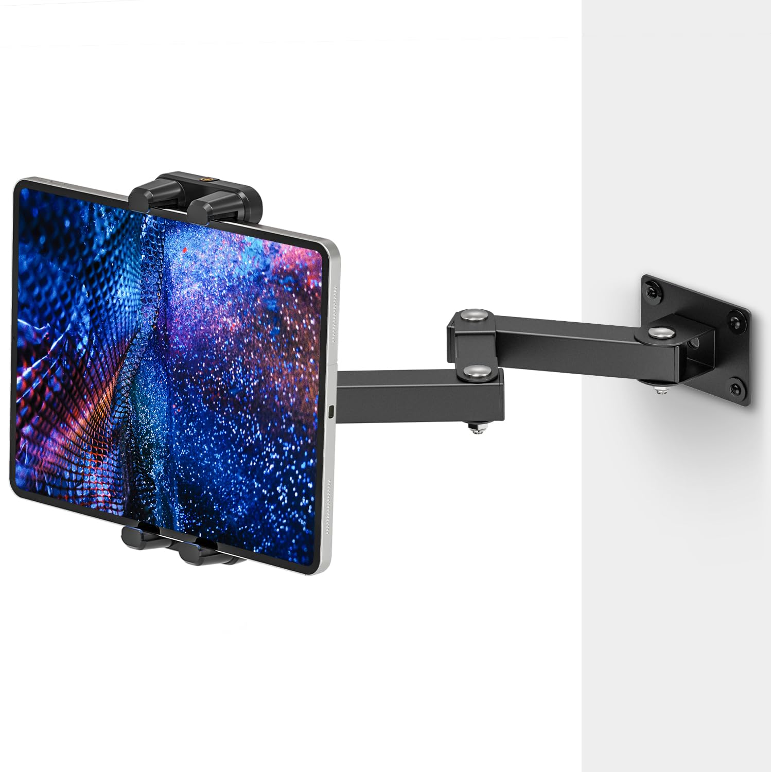 Jolof Store Tablet Wall Mount – Aluminum Long Arm iPad Holder