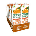 Cawston Press 100% Squeezed Orange Juice – No Added Sugar, 1L (Pack of 8)