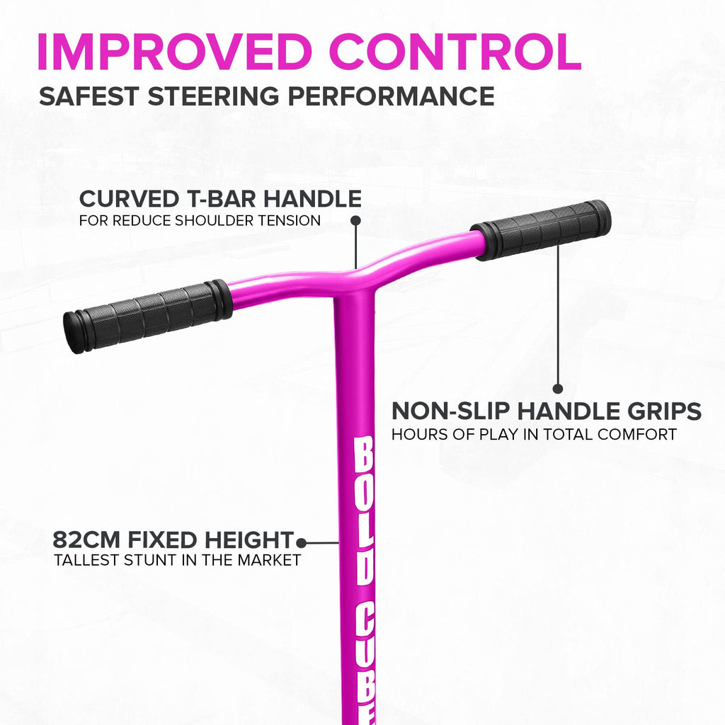 BOLDCUBE Stunt Scooter for Kids 8-12 Years | Lightweight Freestyle Pro