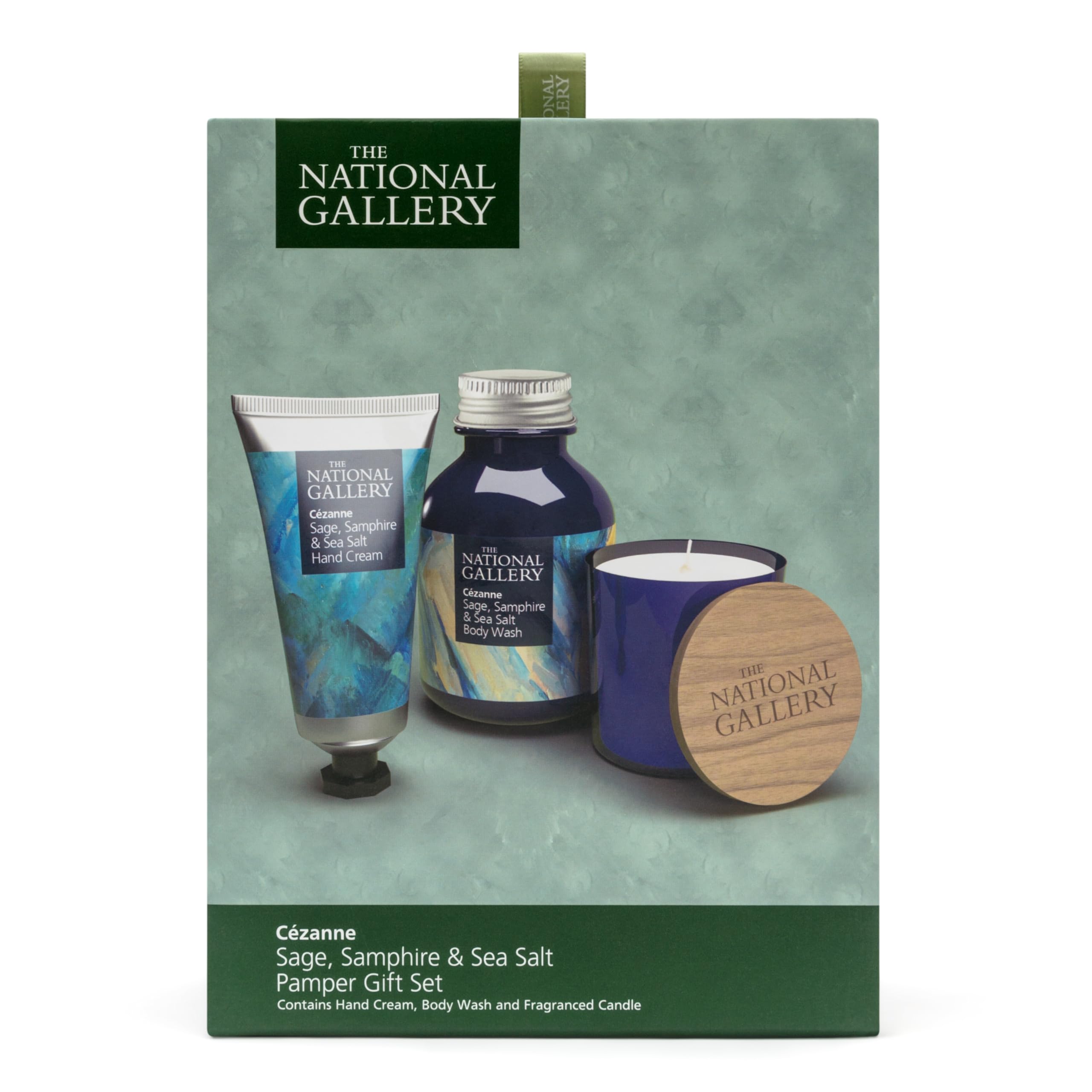 National Gallery Pamper Gift Set - Sage & Sea Salt Vegan Body Care