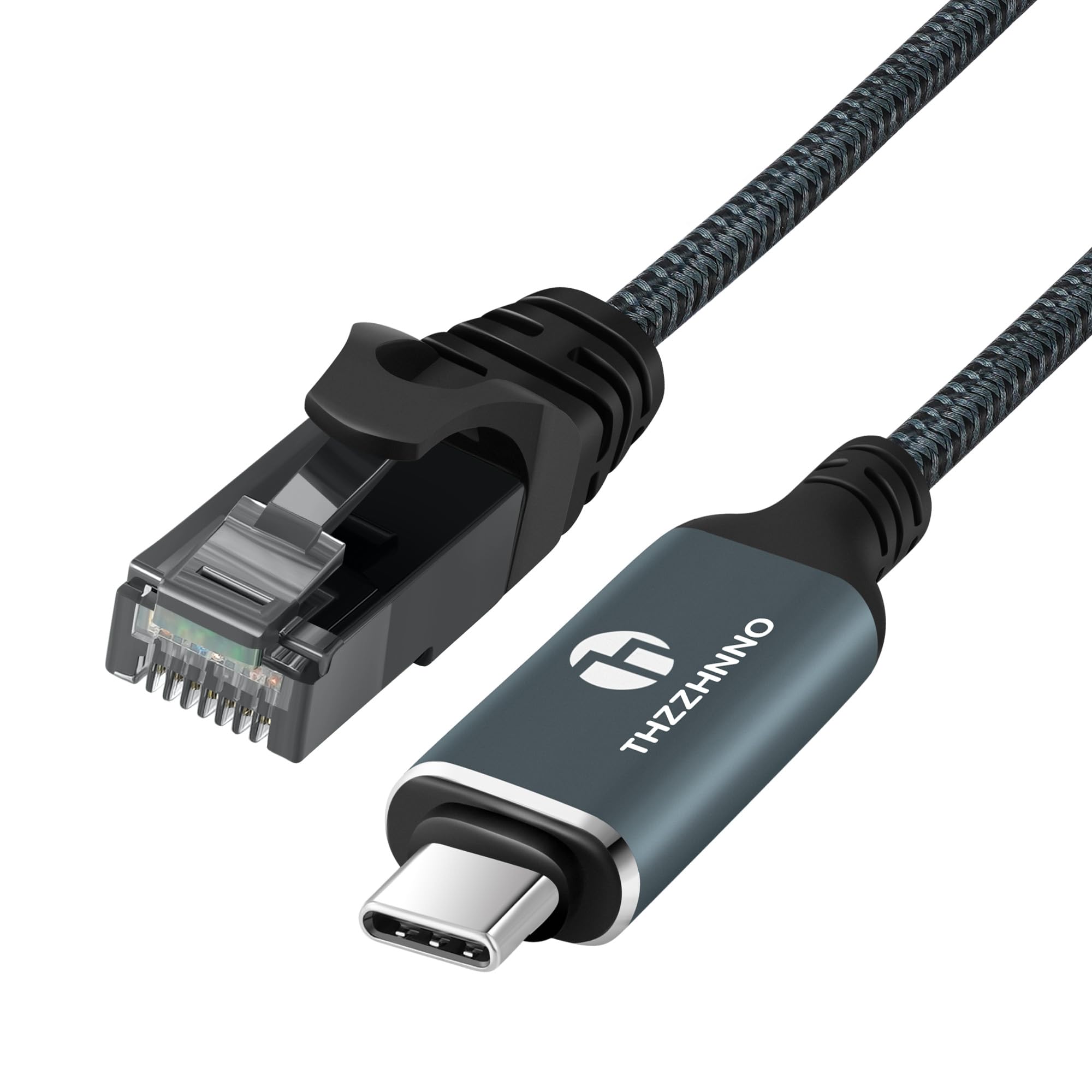 Thzzhnno USB C to Ethernet Cable 3M | Gigabit RJ45 LAN Network Cord
